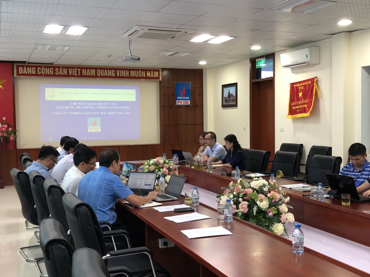 Chuyển giao gói tư vấn, xây dựng hệ thống chính sách lương cho công ty cổ phần xăng dầu Vũng Áng
